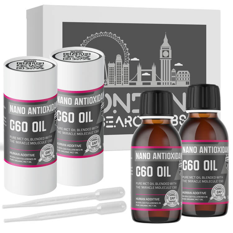 C60 Coconut Oil 200ml Twin Pack